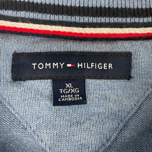 Tommy Hilfiger Men's Striped Crew Neck Knit Sweater, Size XL - Picture 2 of 7